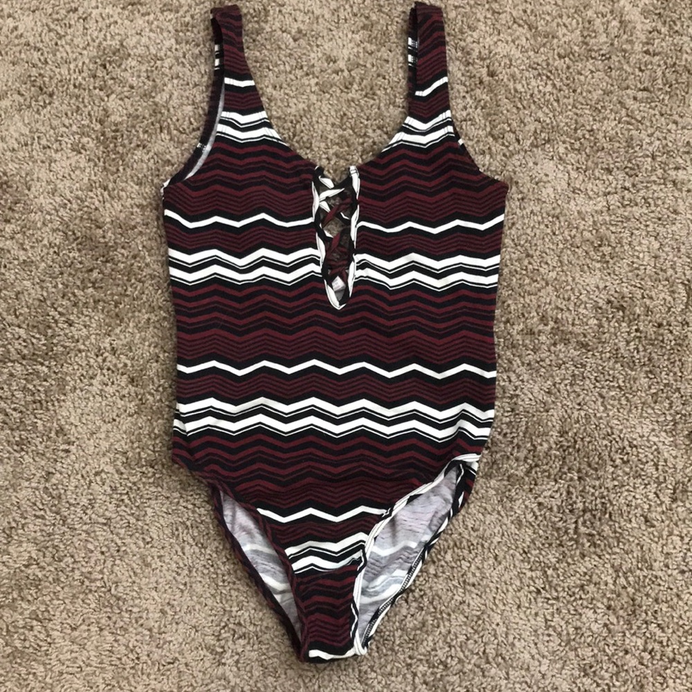 Chevron Printed Bodysuit